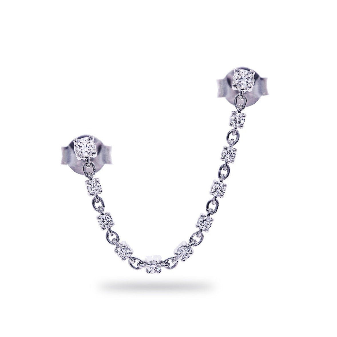 Diamond Linked Chain Piercings