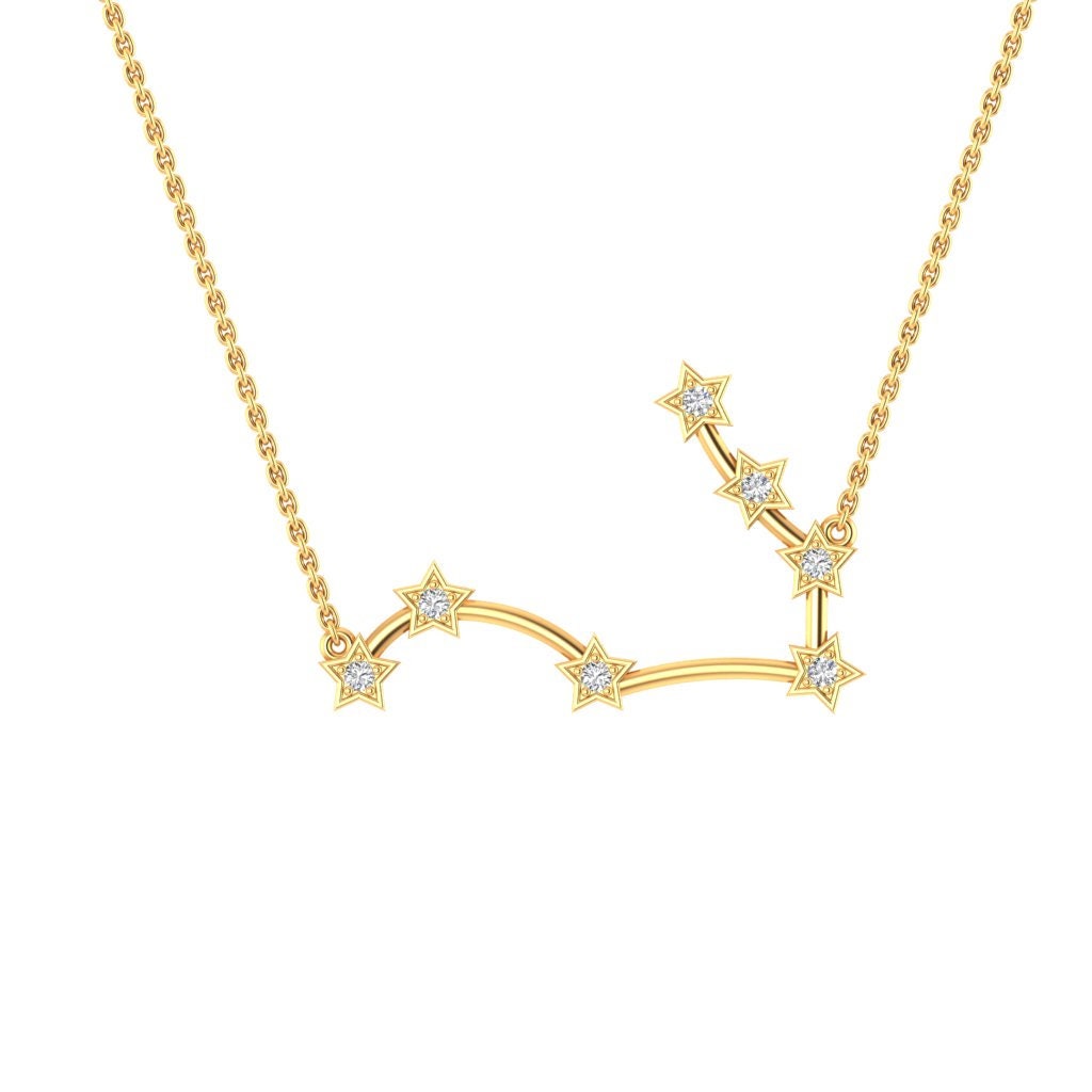 Gemini Horoscope Celestial Necklace